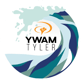wave logo white round 